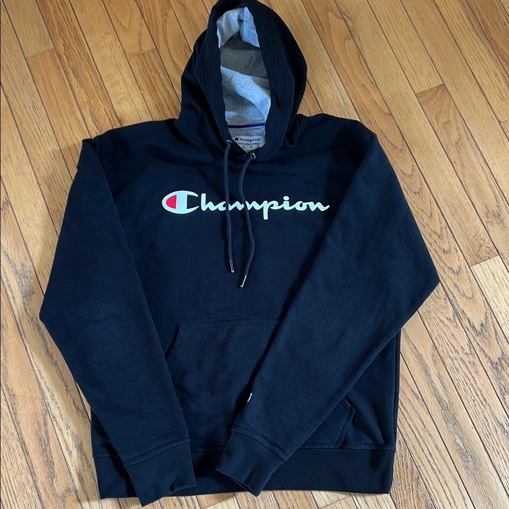 Champion Black Pullover Hoodie